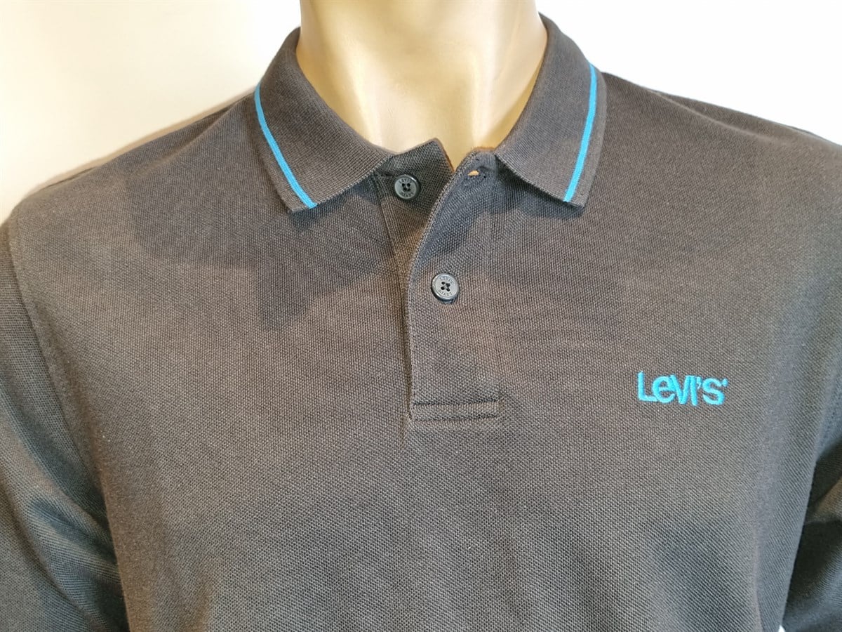 RELAXED SEASONAL POLO PIRATE BLACKA3121-0002