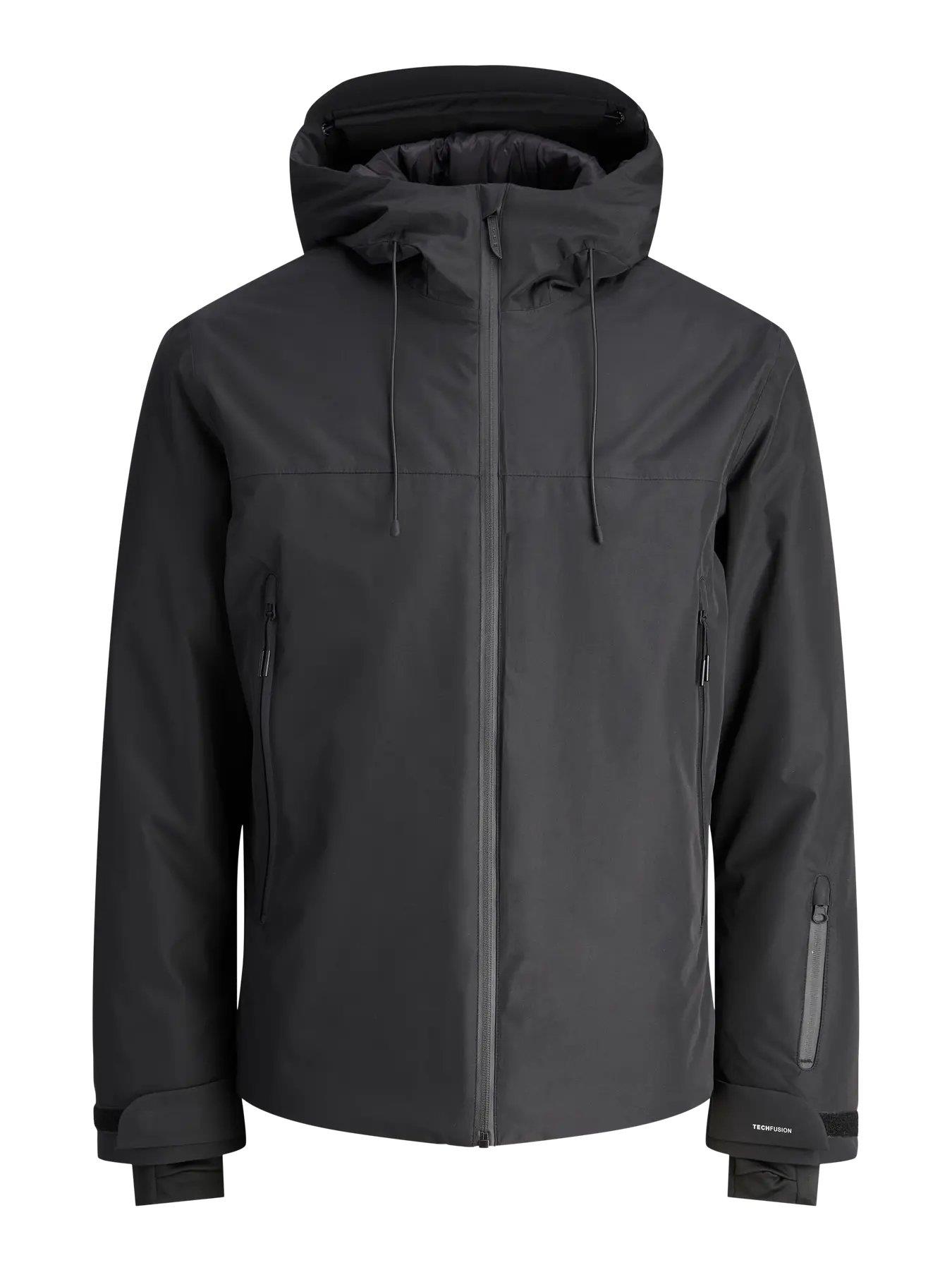 JACK & JONES JCOFUSION TECHNICAL JACKET SN Black Siyah 12283166-BL