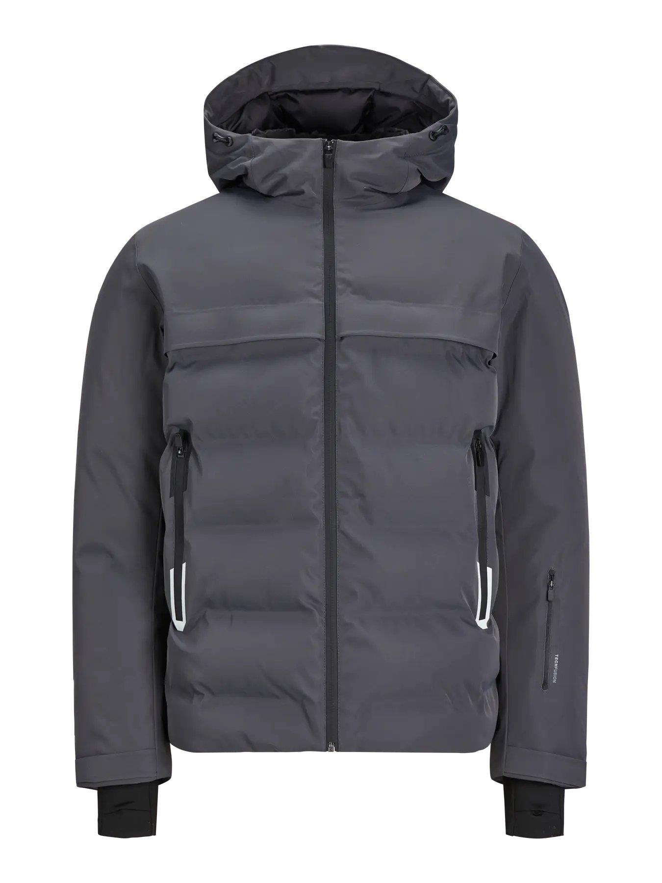 JACK & JONES JCOTARWIN PUFFER Asphalt 12225287-AS