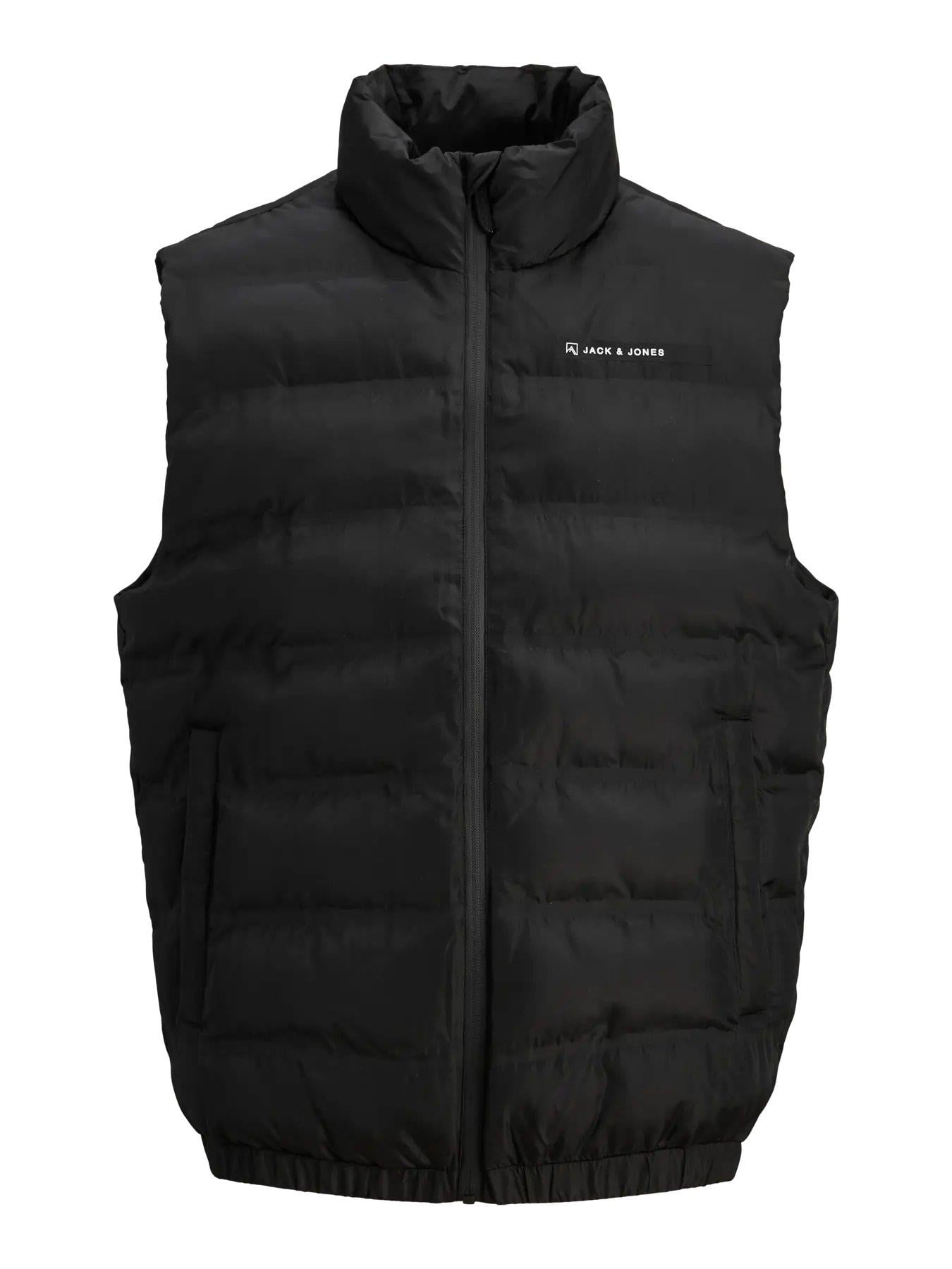 JACK & JONES JJALPES HEAT QUILTED BODYWARMER AW25 VEST Black 12286689-BL