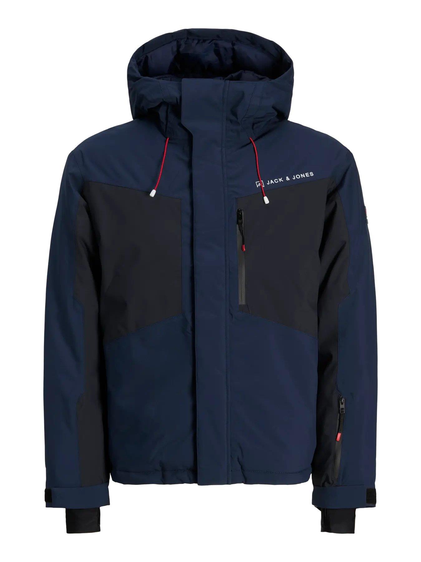 JACK & JONES JJALPES SKI JACKET AW25 KAYAK MONTU Lacivert 12284649-NA