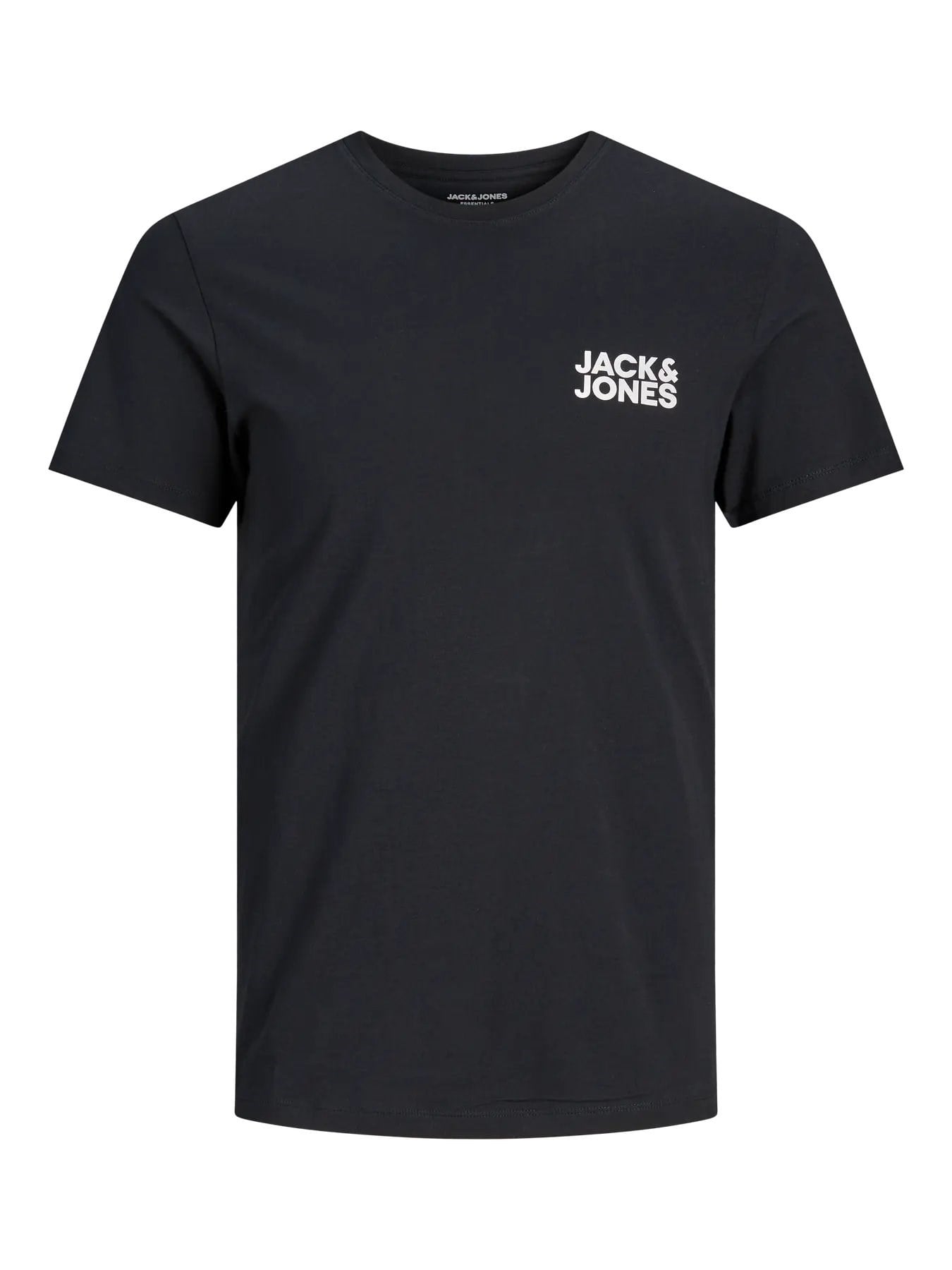 JACK & JONES JJECORP LOGO TEE SS O-NECK Black Large 12151955-BL