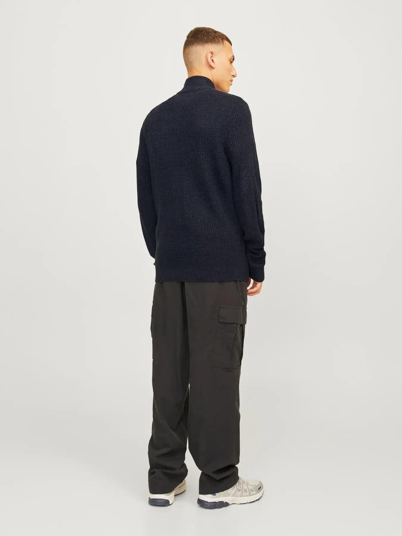 JACK & JONES JJELEWIS KNIT CARDIGAN SN HIRKA LACİVERT 12257483-NA