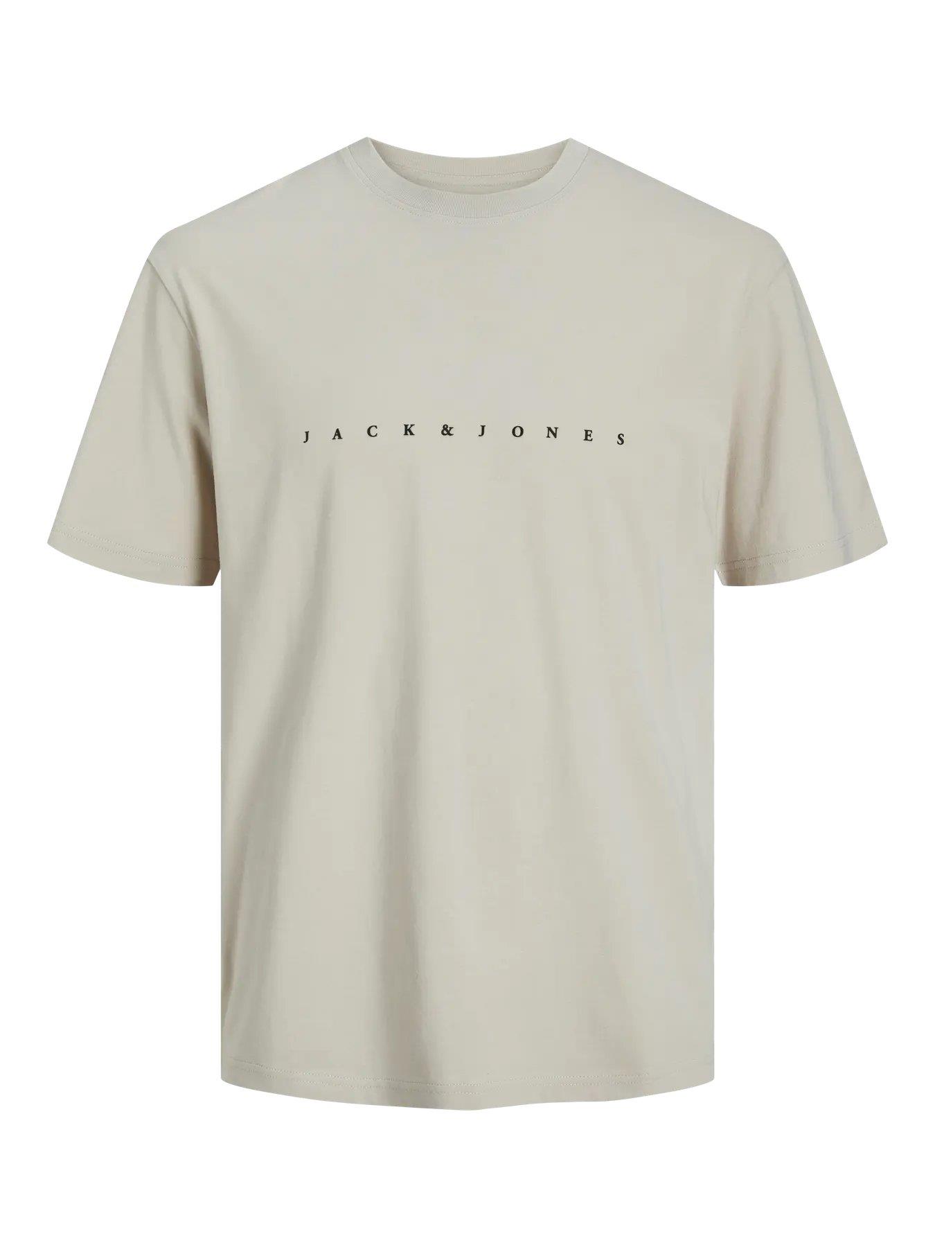 JACK & JONES JJESTAR JJ TEE SS NOOS - BEJ 12234746-MO