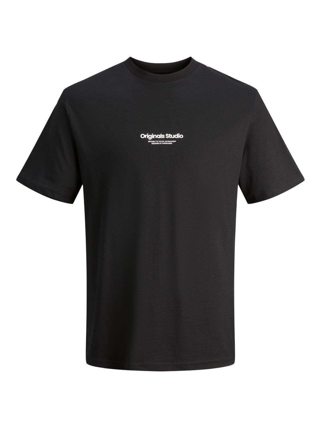 JACK & JONES JORVESTERBRO TEE SS CREW NECK NOOS 12240121-BL
