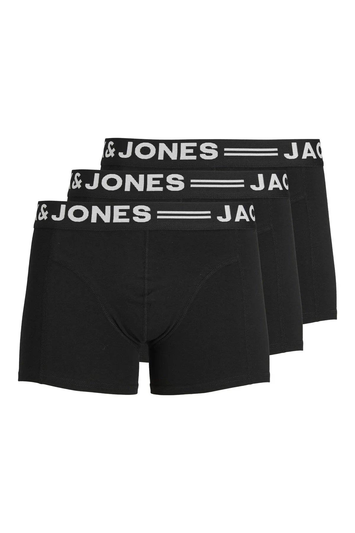 JACK & JONES SENSE TRUNKS 3-PACK NOOS 12081832-BL