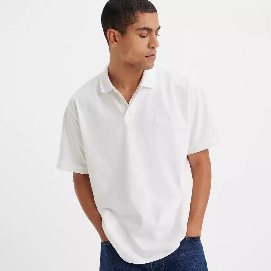 LEVI'S AUTHENTIC POLO BRIGHT WHITE A6735-0000