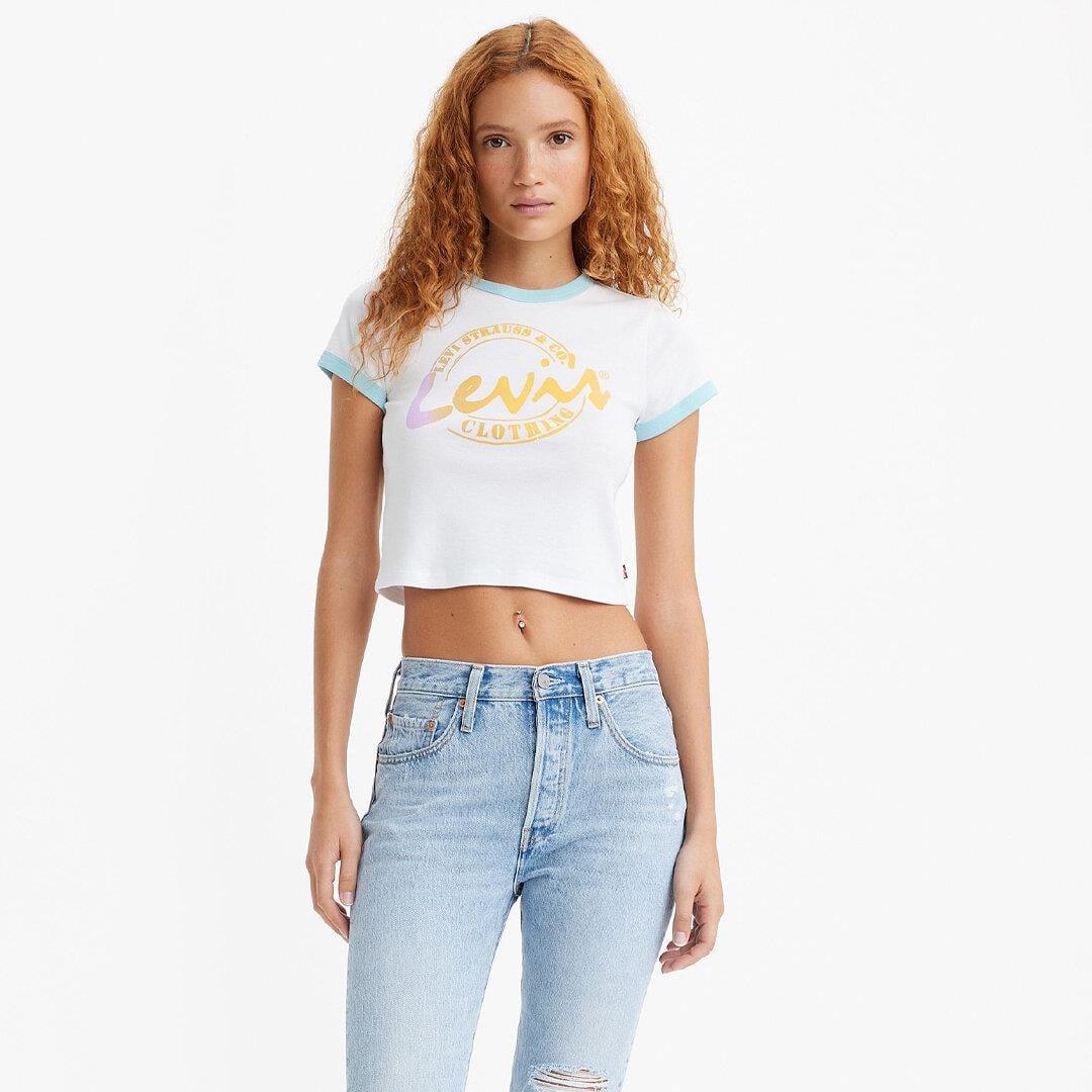 LEVİ'S GRAPHIC RINGER MINI TEE ARCHIVE SCRIPT A3523-0021