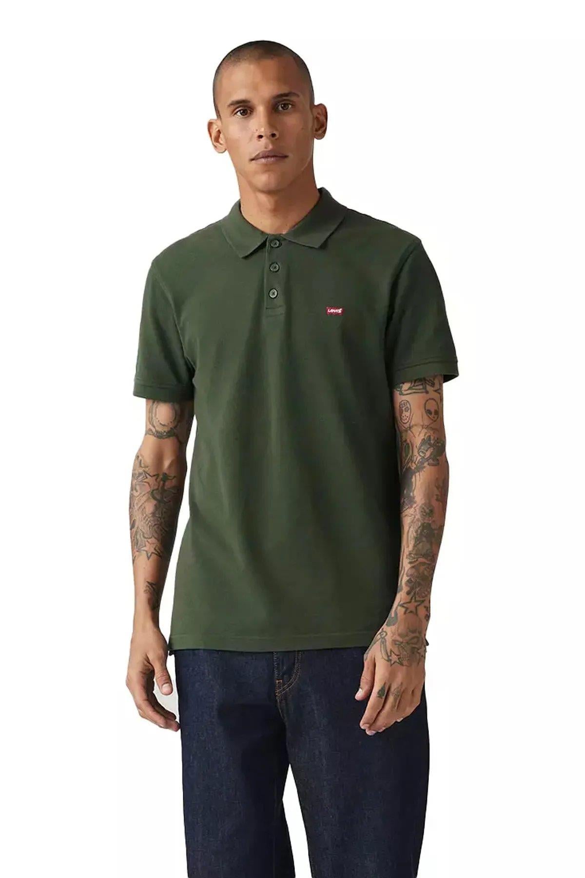 LEVI'S LEVIS HM POLO KOMBU GREEN PIQUE 35883-0232