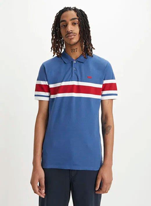 LEVİ'S SLIM HOUSEMARK POLO GOAL TRUE NAVY STRI A4842-0017