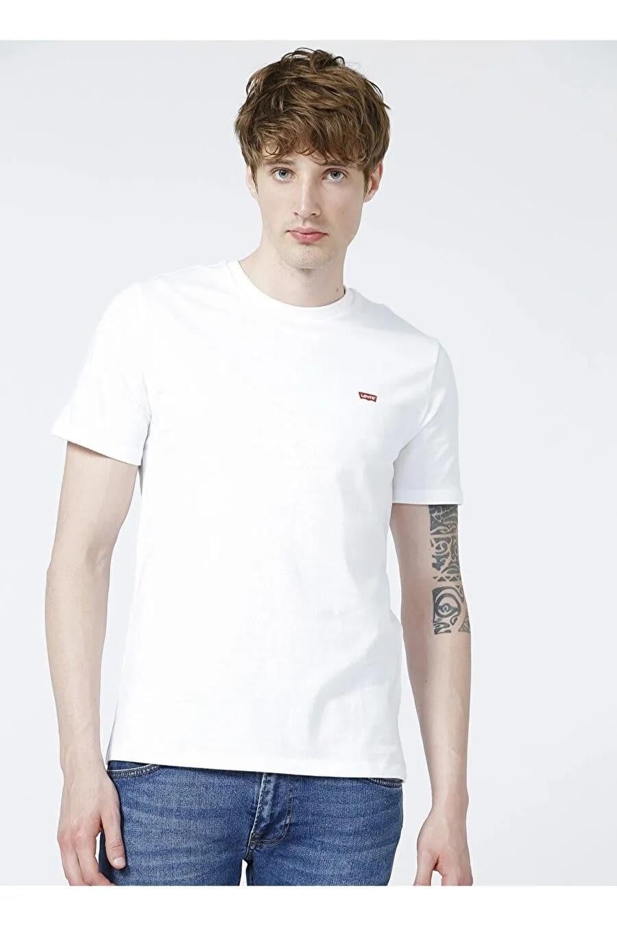 LEVİ'S SS CLASSIC HM TEE TR WHITE + 56809-0054