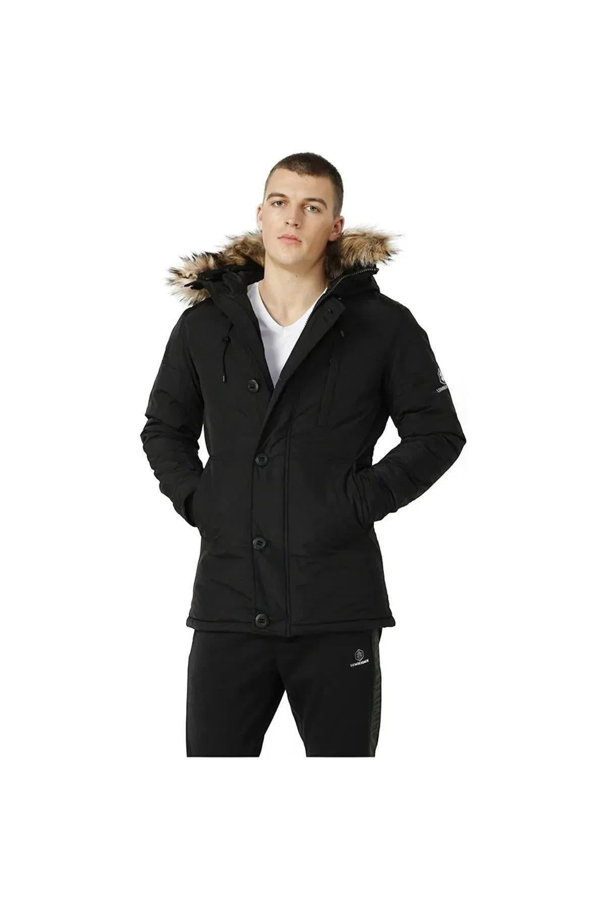 LUMBERJACK 3W ML FREDDY COAT 3SN54 3PR,SIYAH 101398621