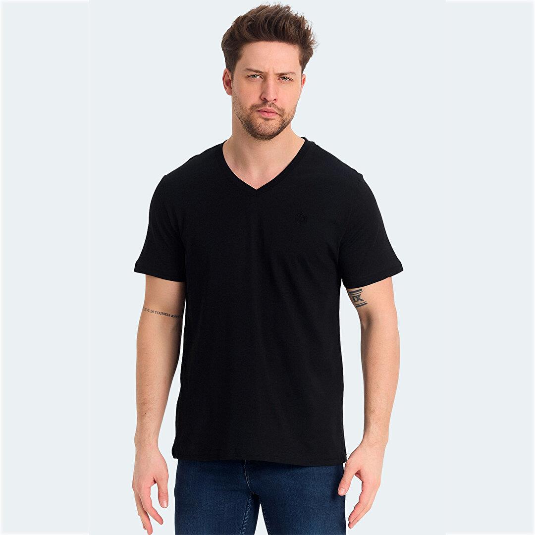 LUMBERJACK 5M, MB CT106 V NK T-SH 5FX, SİYAH, TİŞÖRT 101939415