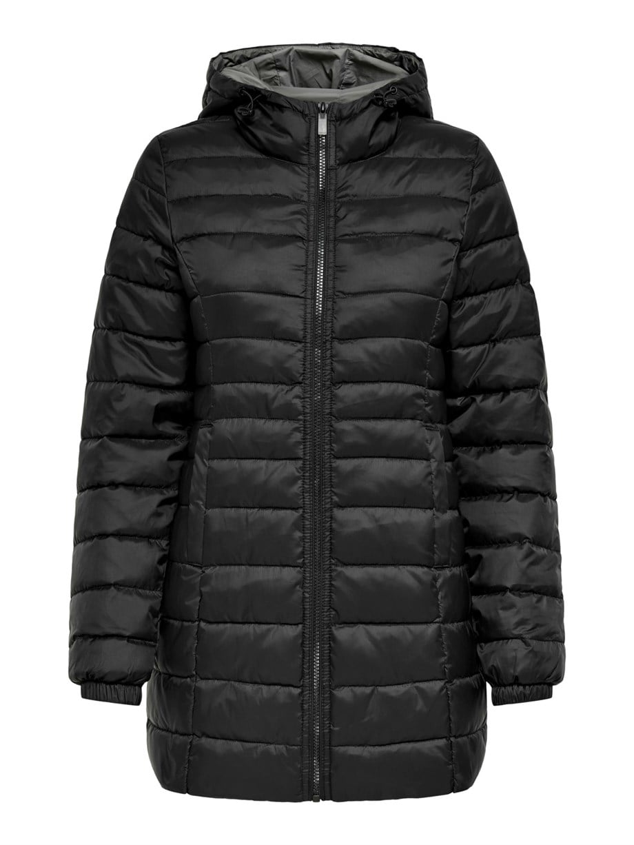 ONLNEWTAHOE QUILTED HOOD COAT OTW BLACK15205759-BLA