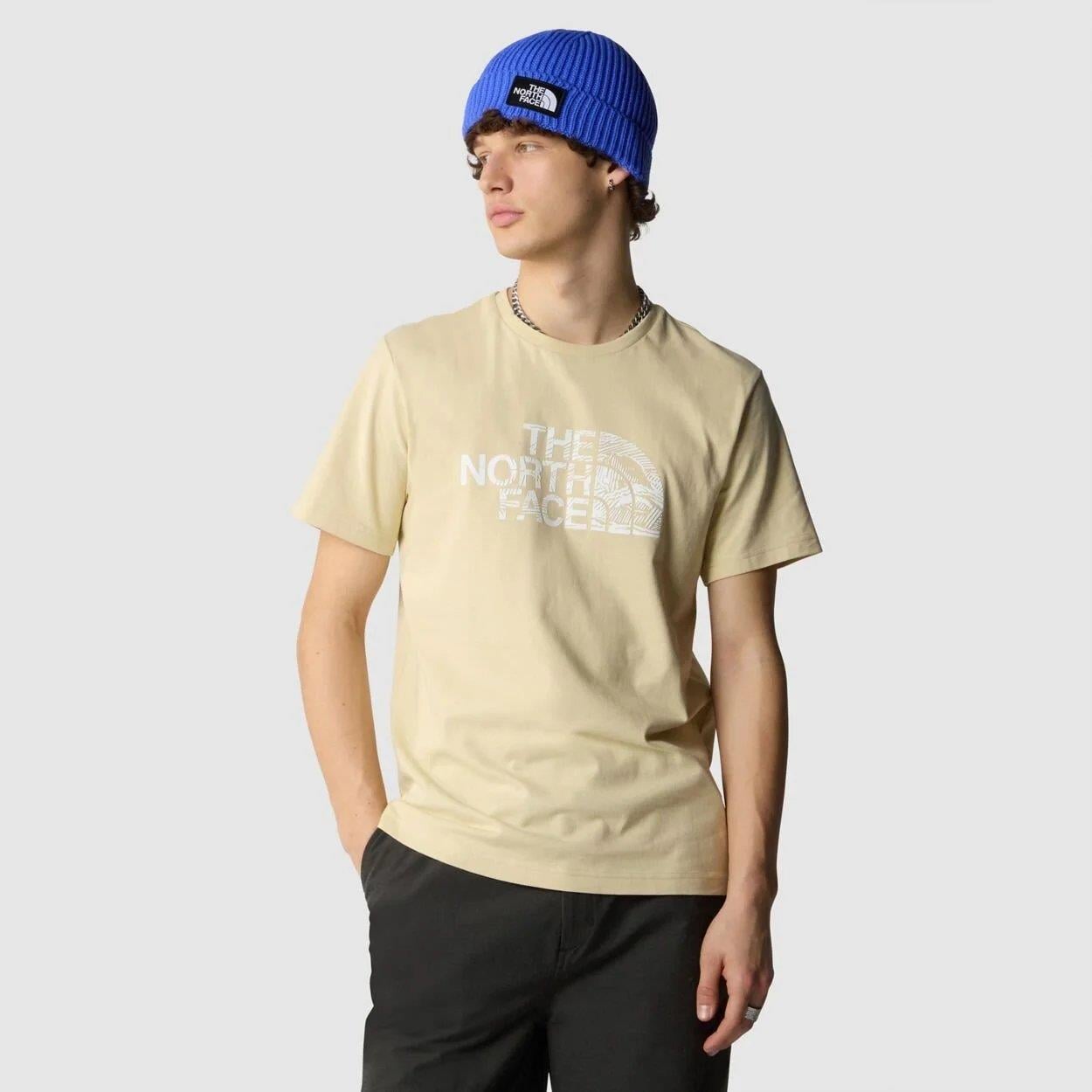 THE NORTH FACE M S/S WOODCUT DOME TEE NF0A87NX3X41