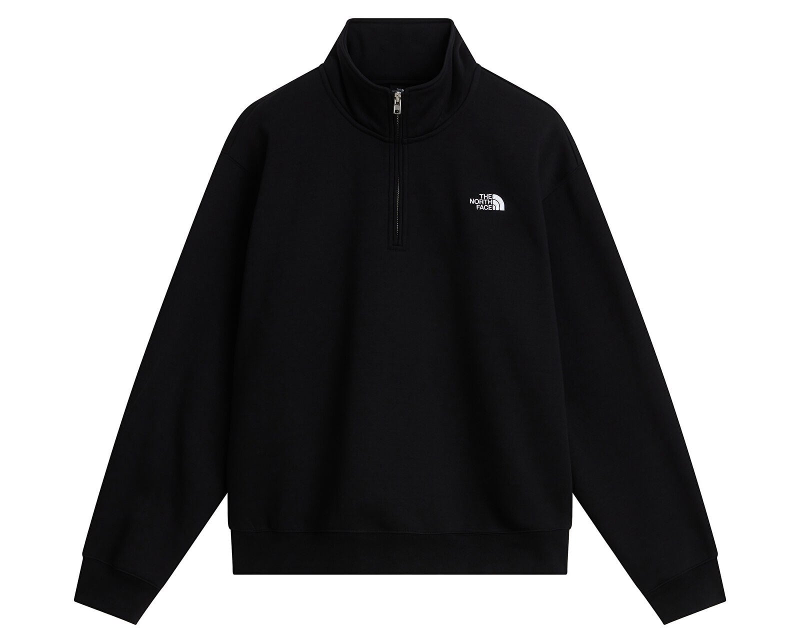 THE NORTH FACE M TNF ESSENTIAL SIMPLE DOME RLX 1/4 ZIP SİYAH NF0A8FD8JK31