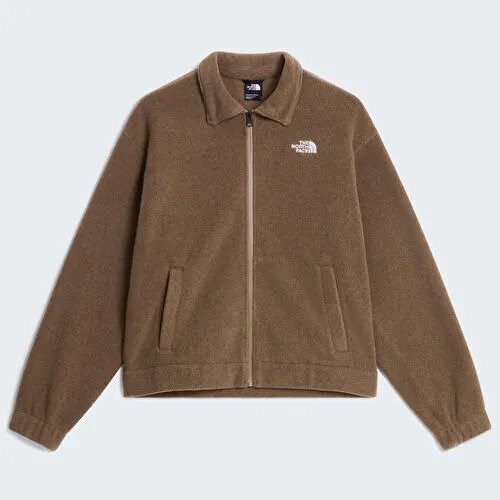 THE NORTH FACE W FLEECE COLLARED JACKET Bordo NF0A8J6KUS51
