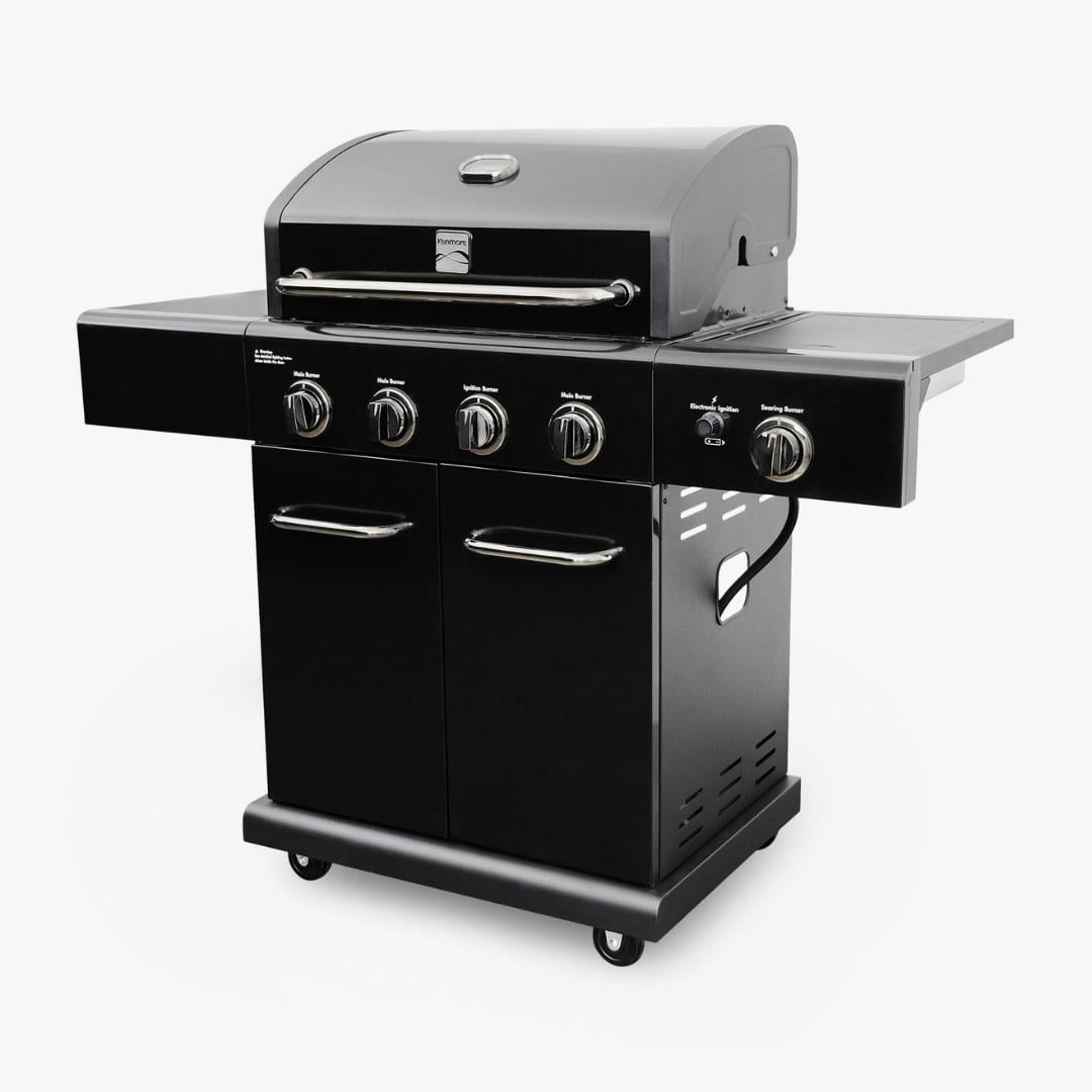 Kenmore Gazlı Barbekü 4 Ocaklı SiyahGazlı Barbeküler