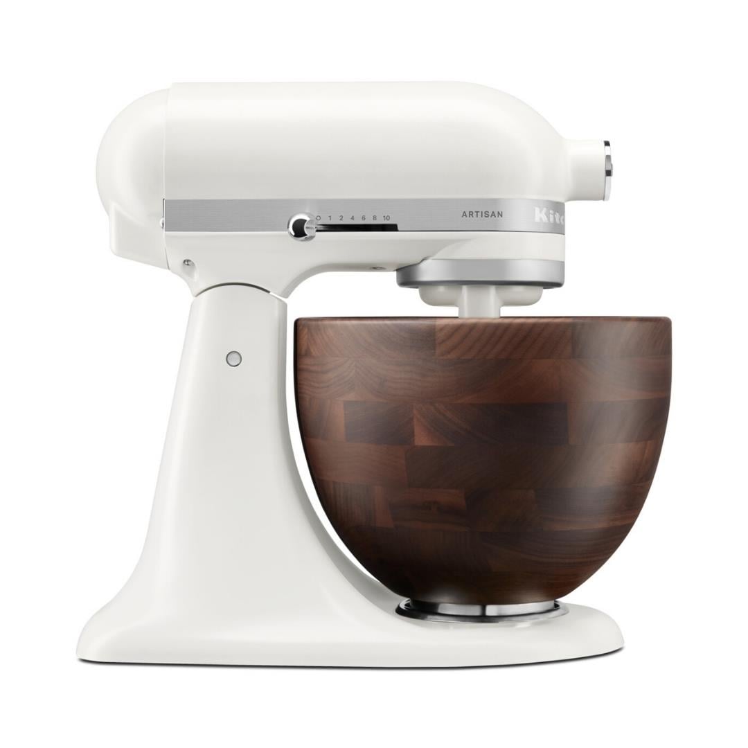 KitchenAid Artisan 4,7 L Stand Mikser ve Ahşap Kase - 5KSM156WBKitchenAid Stand Mikser