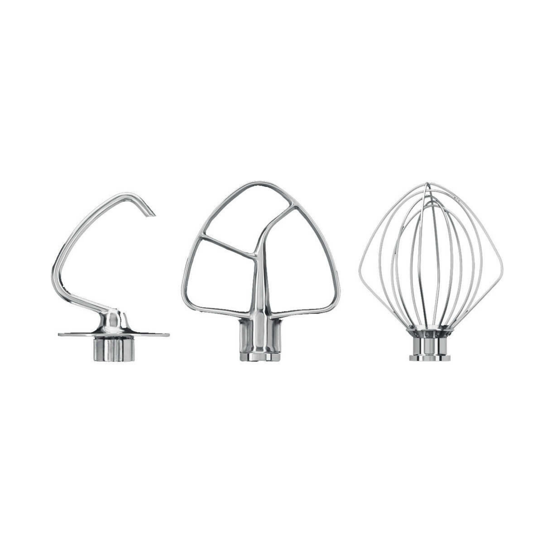 KitchenAid 4,3 L ve 4,8 L Stand Mikser İçin Paslanmaz Çelik Aksesuar Seti-5KSM5TH3PSS