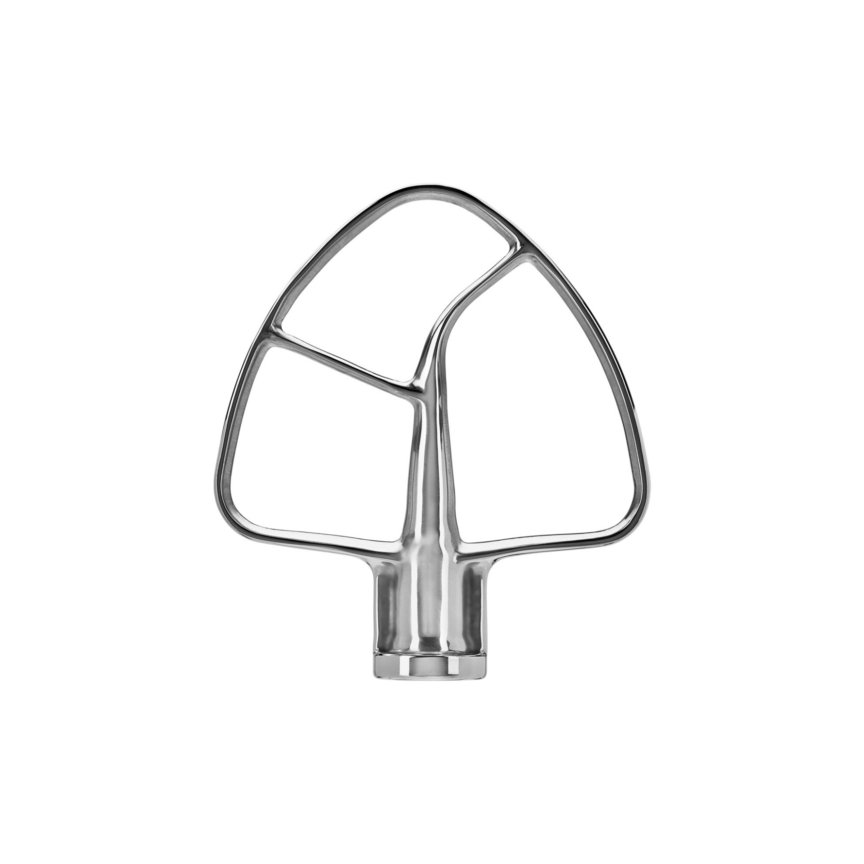 KitchenAid 4,3 L Ve 4,8 L Stand Mikser Için Paslanmaz Çelik Düz Çırpıcı - 5KSM5THFBSS