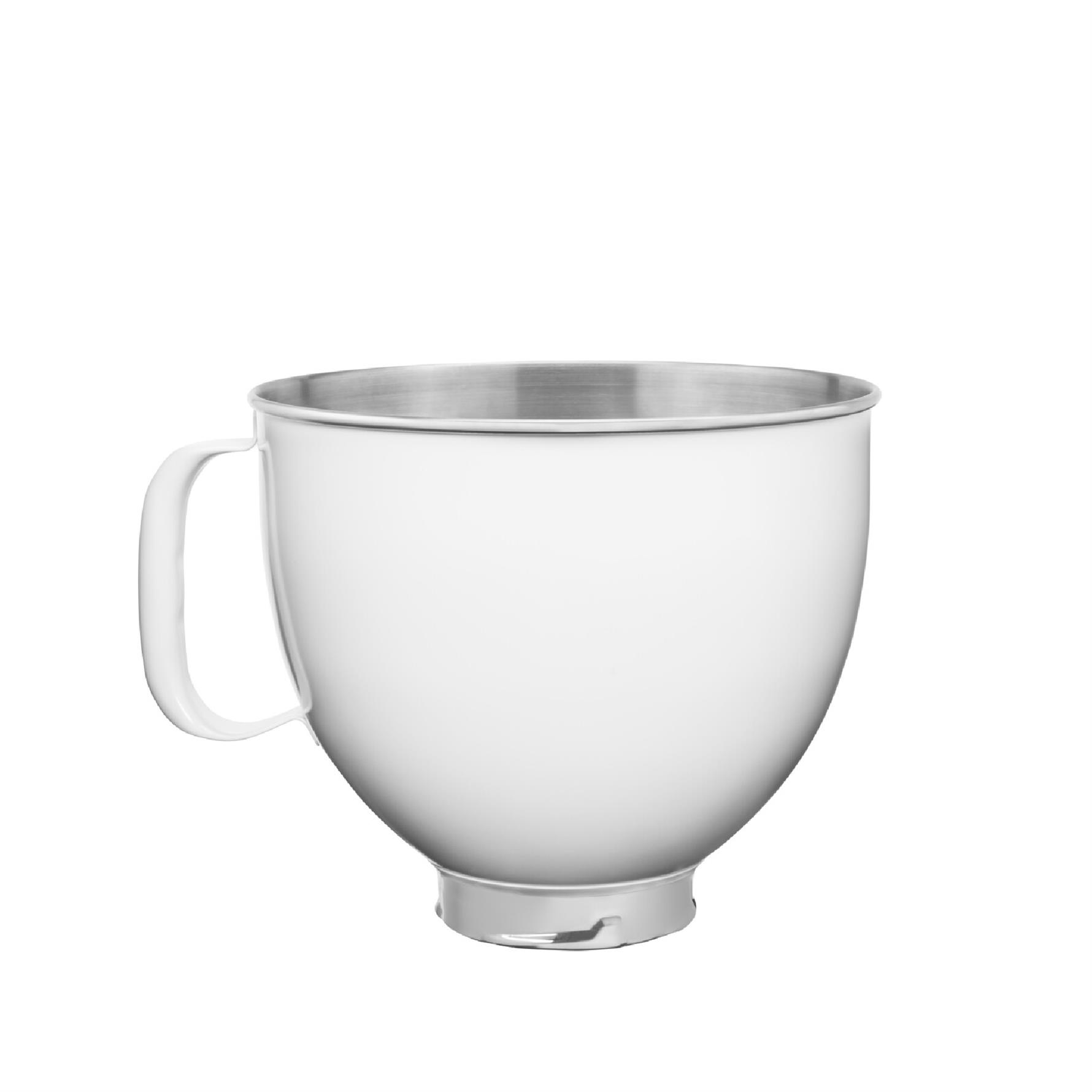 KitchenAid 4,8 L Stand Mikser İçin Paslanmaz Çelik Kase White-5KSM5SSBWH