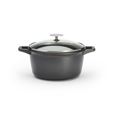 De Buyer Choc Extreme Yapışmaz Kaplama Cam Kapaklı Tencere 20 cm