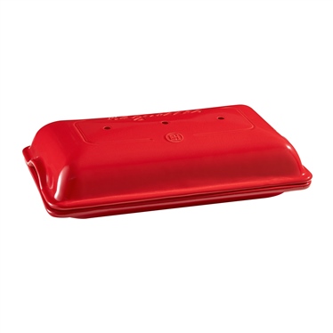 EH Baget Ekmek/Fırın Kabı Dikdörtgen 39 x 23 cm Kırmızı/Burgundy -345506