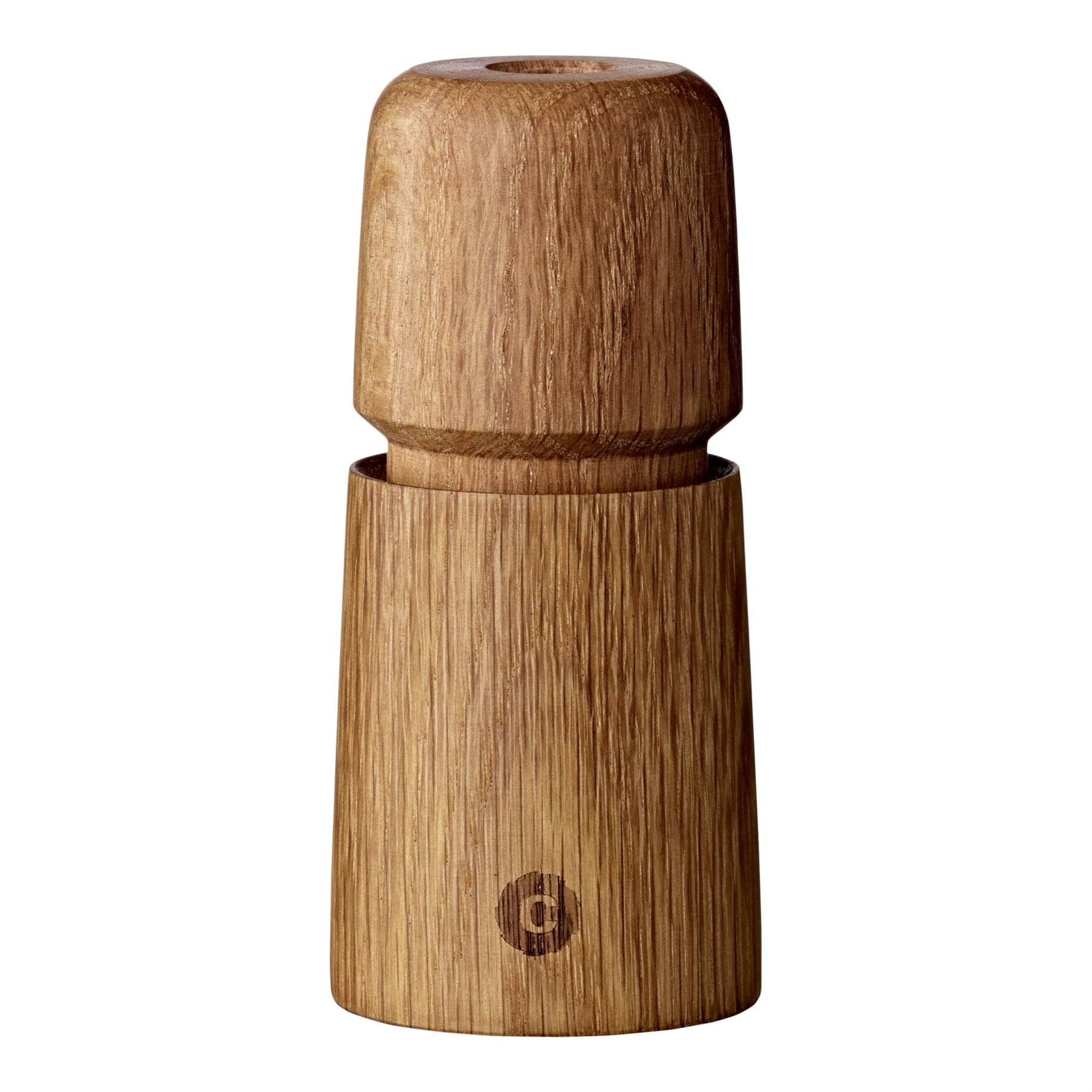 Crush Grınd Stockholm Tuz Ve Karabiber Değirmeni 11 Cm Oak-Meşe Rengi