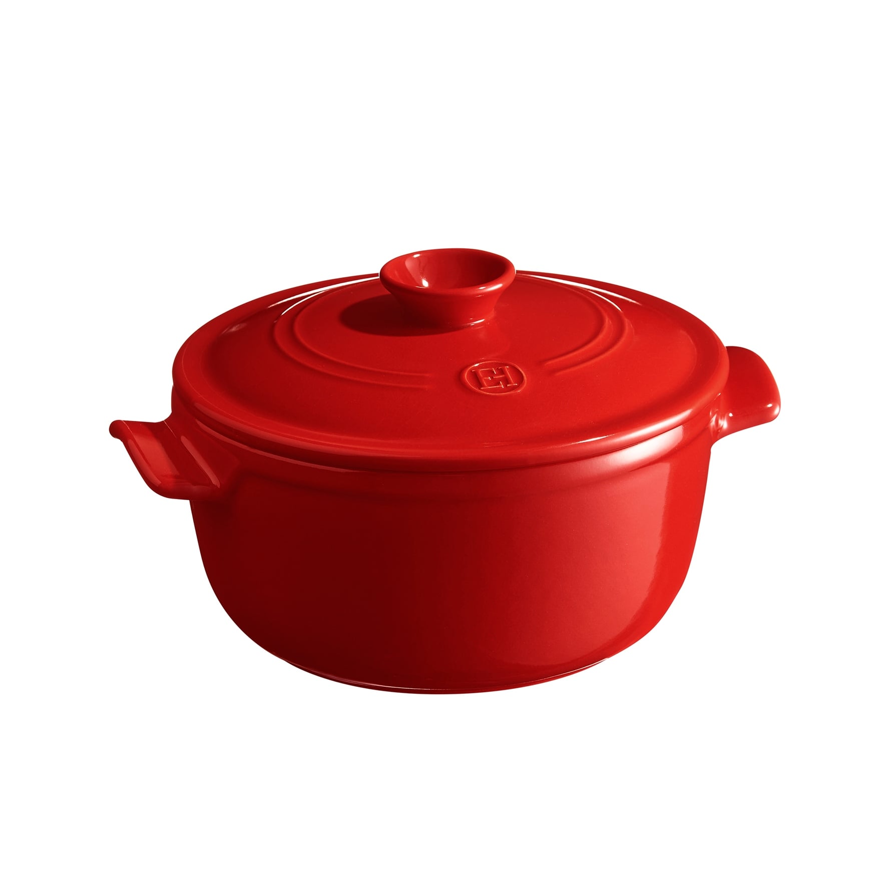 EH Ateşe Dayanıklı Tencere Yuvarlak 2.5 L Kırmızı/Burgundy -344525