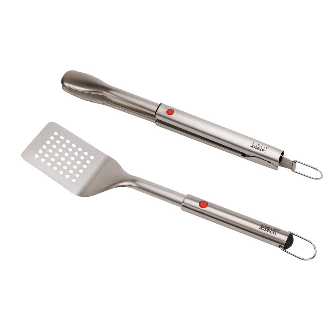 Joseph Joseph GrillOut 2 Li Paslanmaz Çelik Barbekü Spatulası ve Maşa SetiYardımcı Aksesuarlar