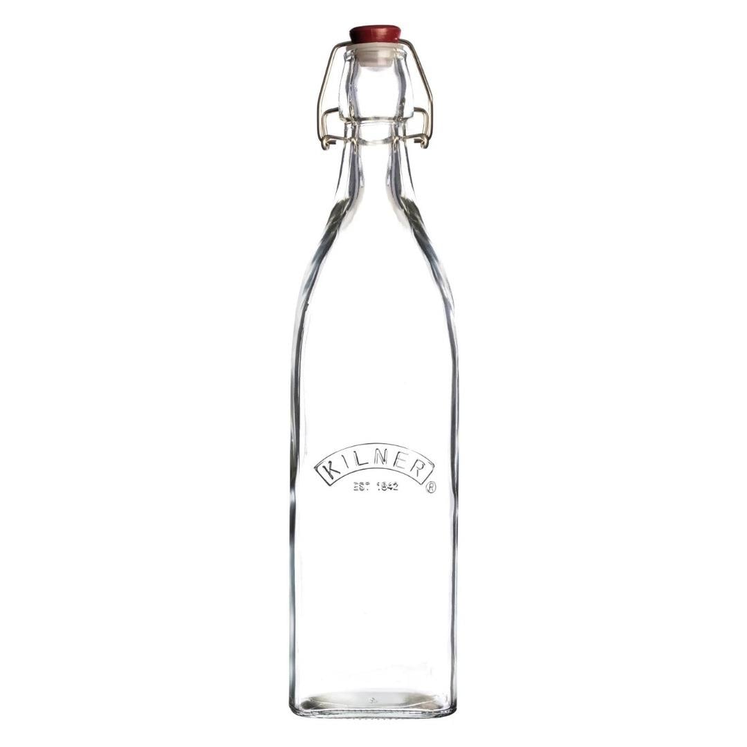 Kilner Klipsli Kare Şişe 1 L