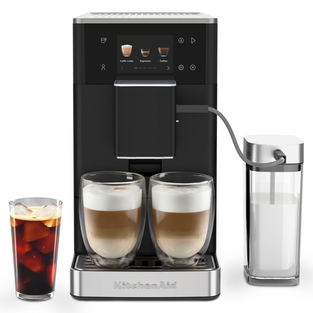 KitchenAid Tam Otomatik Espresso Makinesi KF4 Buzlu Kahve Özellikli - Matte BlackEspresso Makinesi