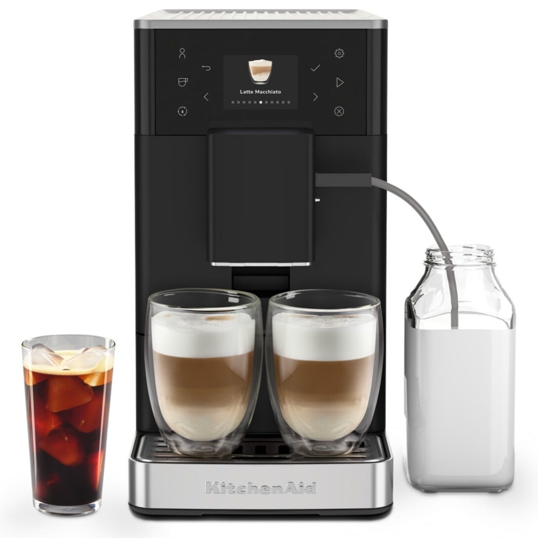 KitchenAid Tam Otomatik Espresso Makinesi KF3 Buzlu Kahve Özellikli - Matte BlackEspresso Makinesi