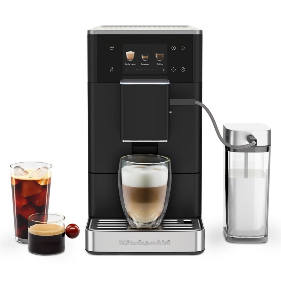 KitchenAid Tam Otomatik Espresso Makinesi KF4 Buzlu Kahve Özellikli - Matte BlackEspresso Makinesi