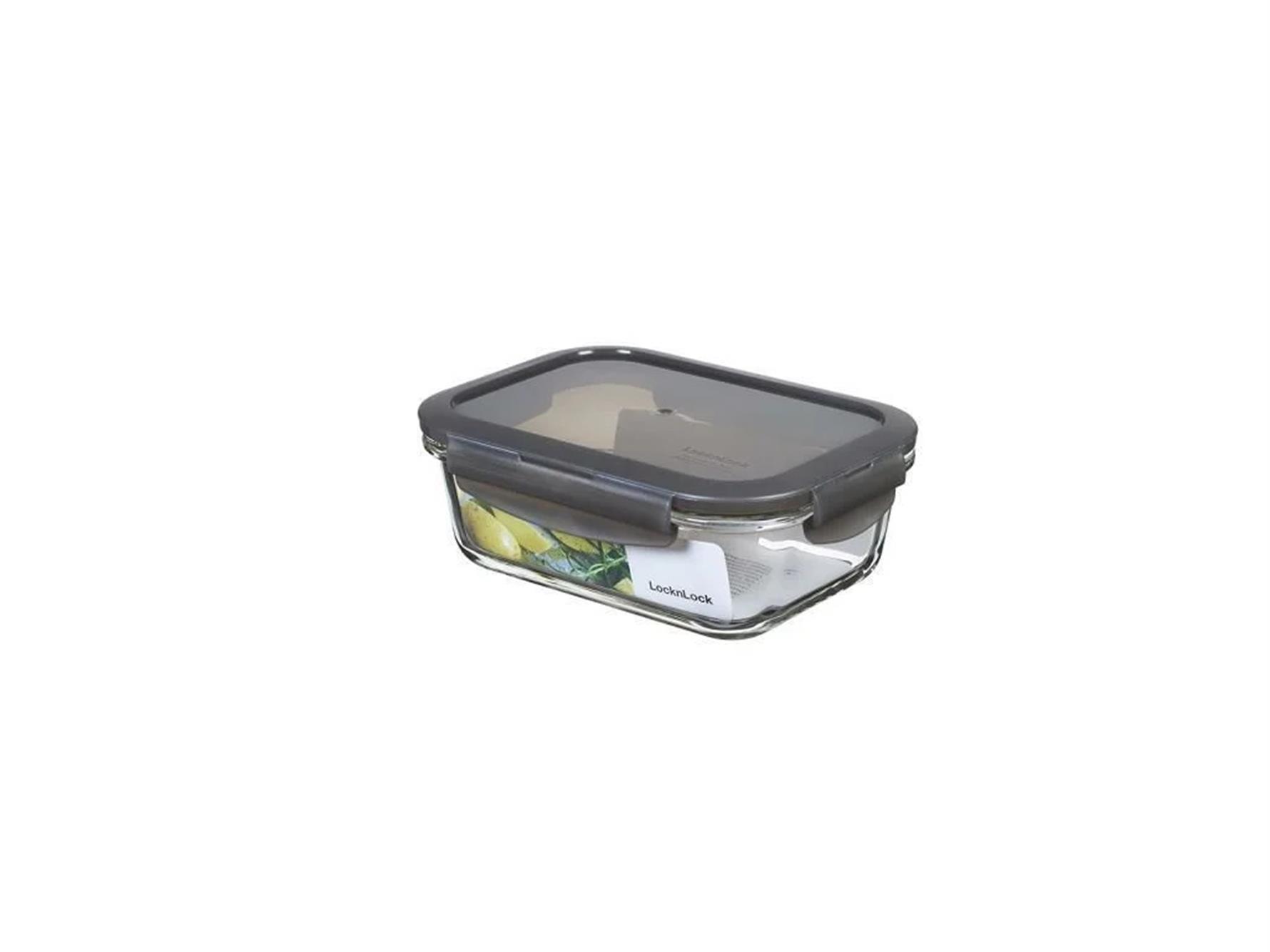 LocknLock Euro Fırın & Saklama Kabıi Dörtgen 740 ml Gri