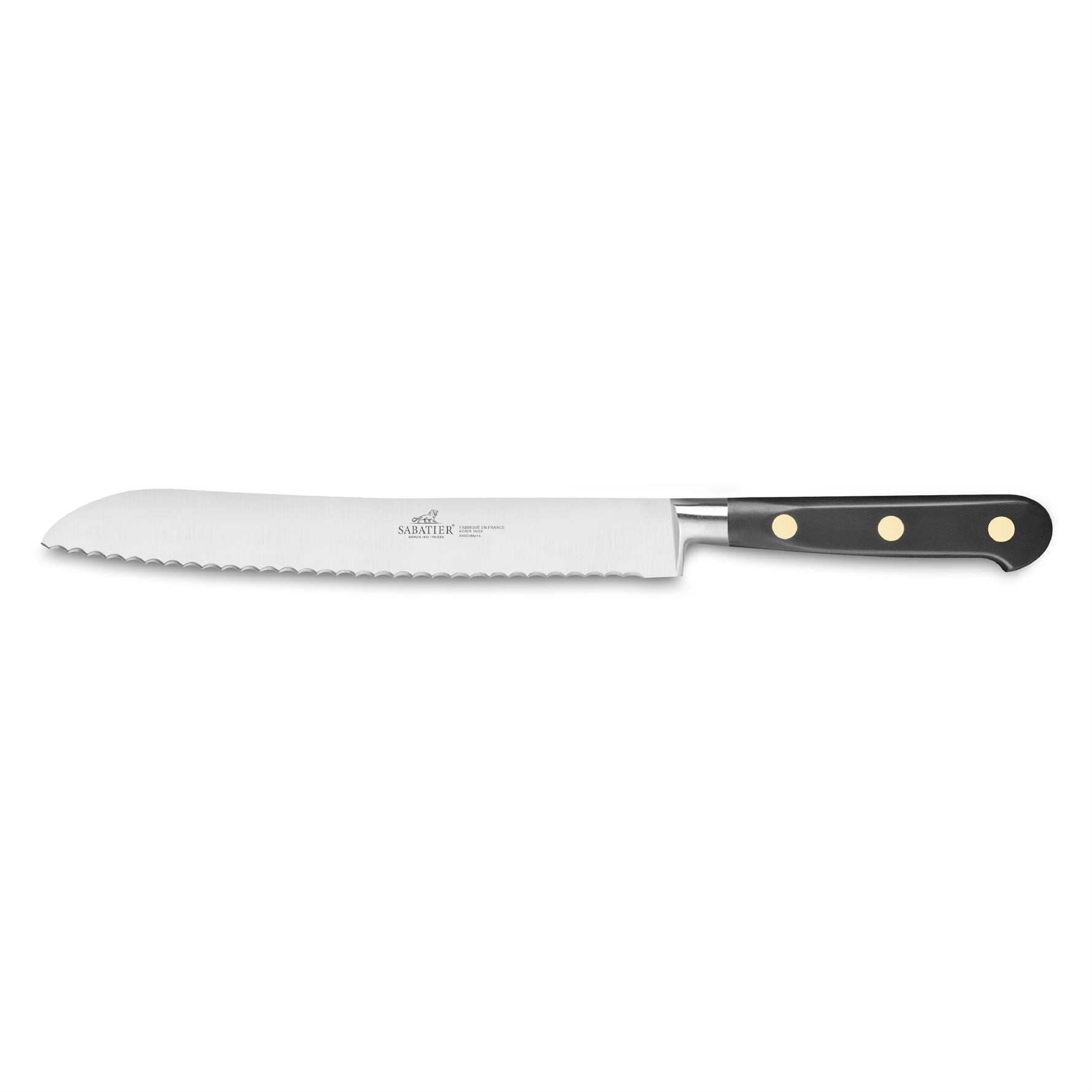 Sabatier Idéal Rivets Laiton Ekmek Bıçağı 20 cm - Dövme Çelik