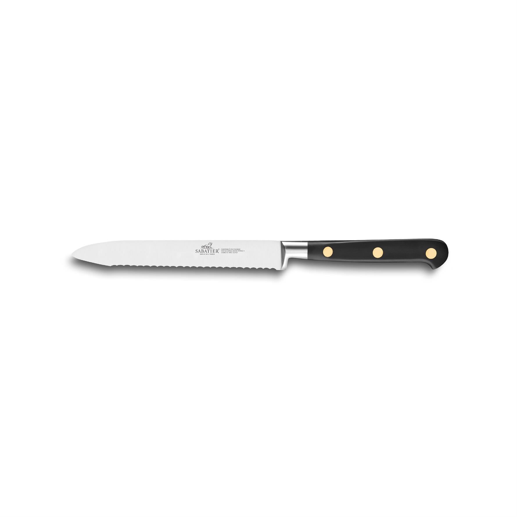 Sabatier Ideal Rivets Laiton  Çok Amaçlı Bıçak 12 cm IDEAL - Dövme Çelik