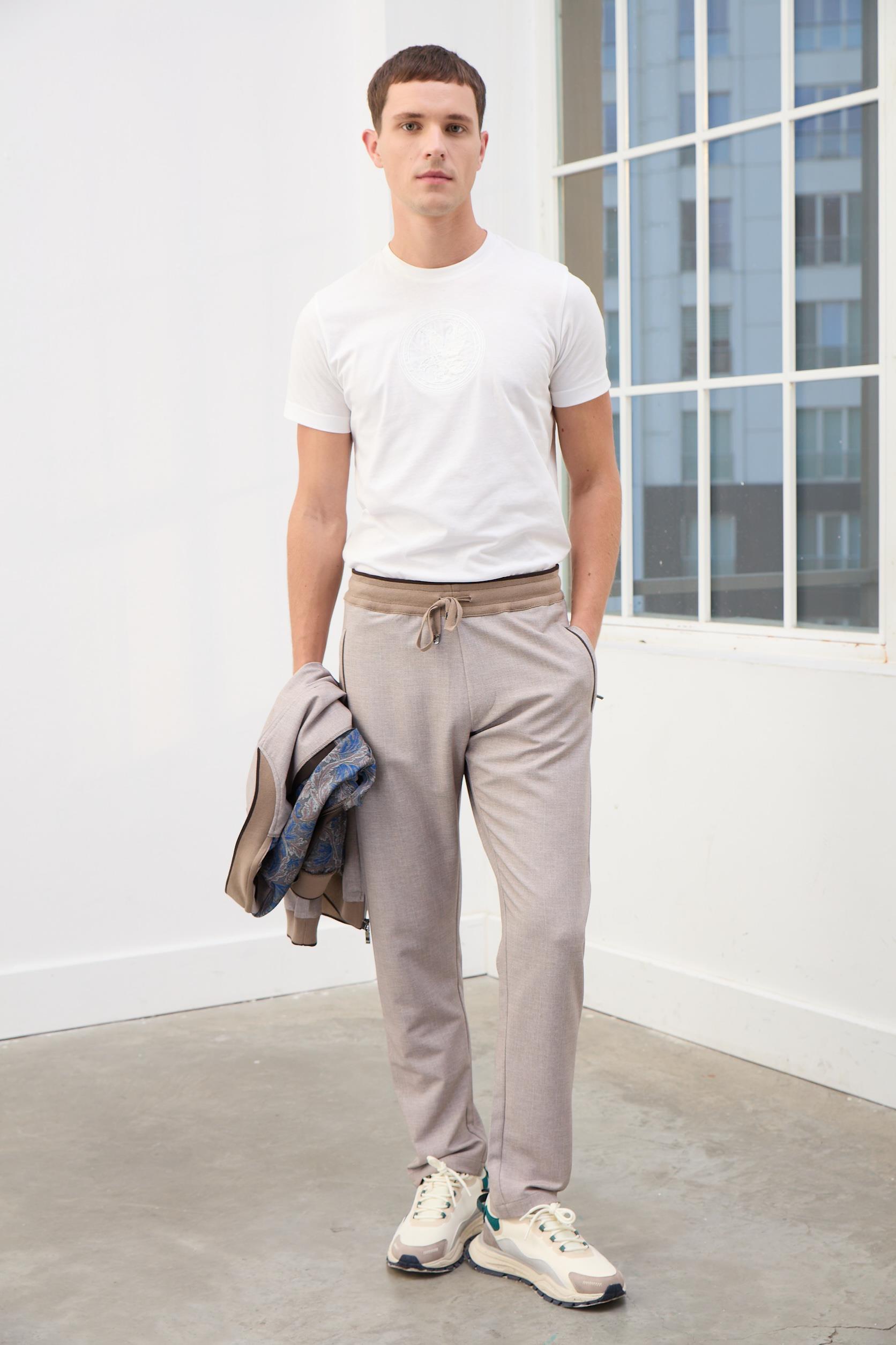 Adrian Erkek Fermuarlı Eşofman Takımı-Vizon