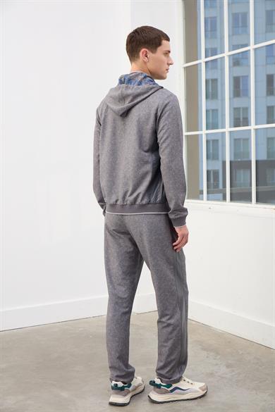 Ethan Erkek Fermuarlı Eşofman Takım-Antrasit