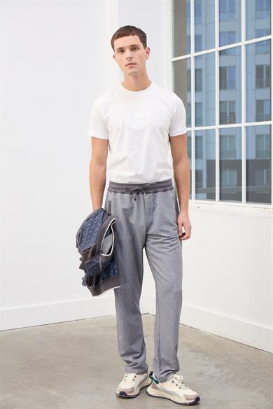 Lucas Kapüşonlu Erkek Eşofman Takımı-Gri