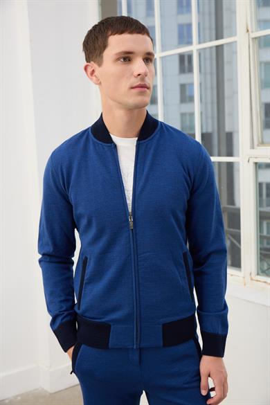 Noah Fermuarlı Eşofman Takımı-Indigo