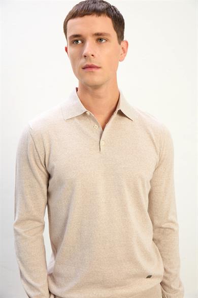 Owen Erkek Polo Yaka Triko Kazak-Bej