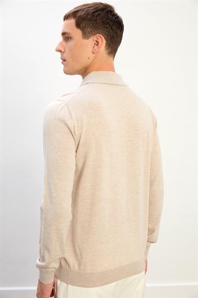 Owen Erkek Polo Yaka Triko Kazak-Bej