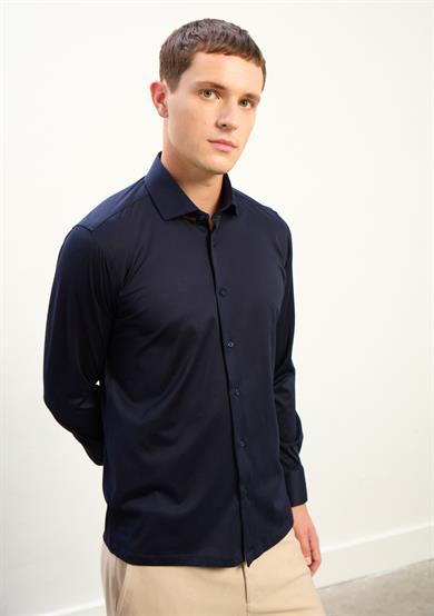 Tyler Uzun Kollu Erkek Gömlek-Lacivert