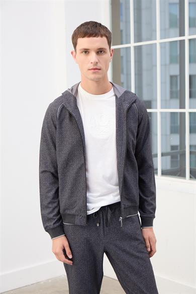 Urban Fermuarlı Erkek Eşofman Takımı-Antrasit