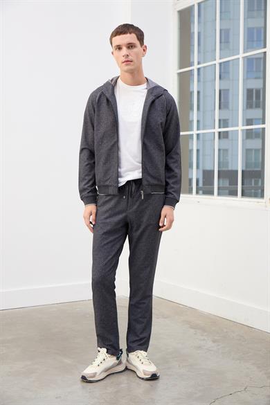 Urban Fermuarlı Erkek Eşofman Takımı-Antrasit
