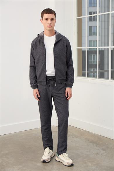 Urban Fermuarlı Erkek Eşofman Takımı-Antrasit