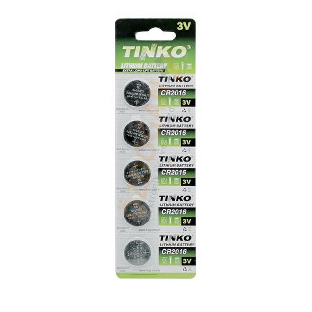  Tinko Cr2016 3V 5'Li Blister Paket Lityum Pil