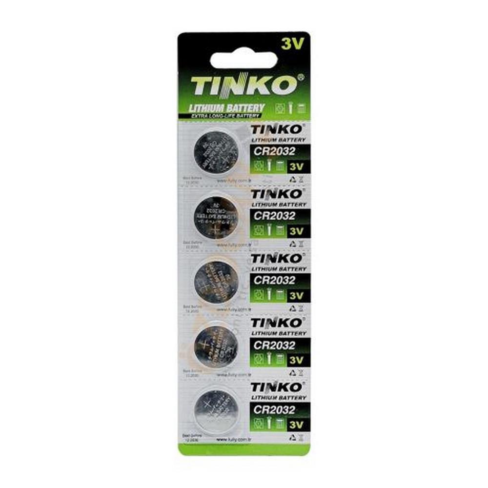  Tinko Cr2032 3V 5'Li Blister Paket Lityum Pil